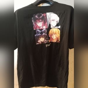 A Nice New (NWOT) Size XXL Colored Black Anime: RWBY Graphic Tee Graphic T-Shirt